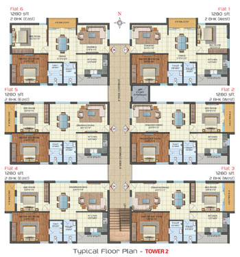 Tower 2 Floor Plan